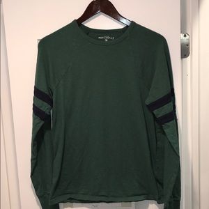 J. Crew Slim double-striped football T-shirt